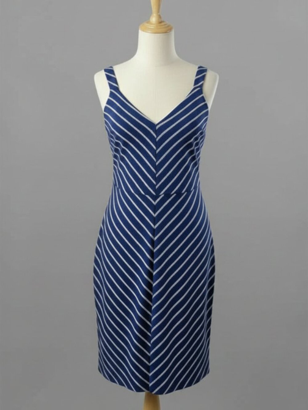 Banana Republic Blue Striped Dress